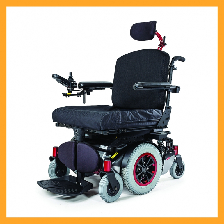 Amy Systems Alltrack M3 HD Atm3-3HD-SP Single Power Midwheel Drive Wheelchair